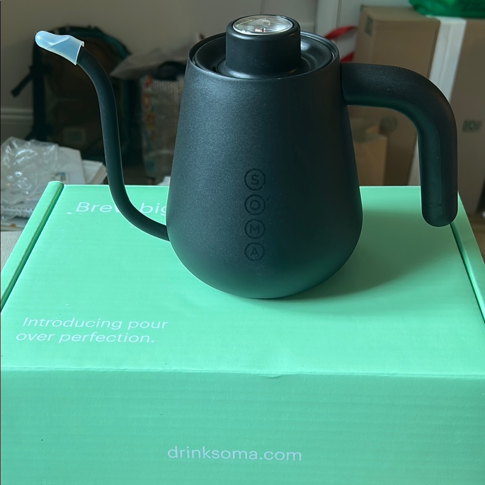 Soma Black Gooseneck Kettle